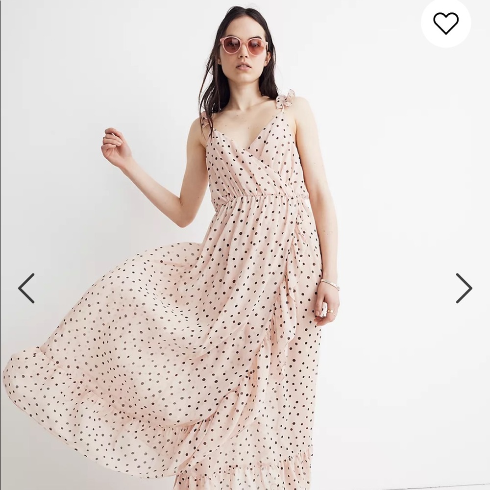 Madewell polka dot dress